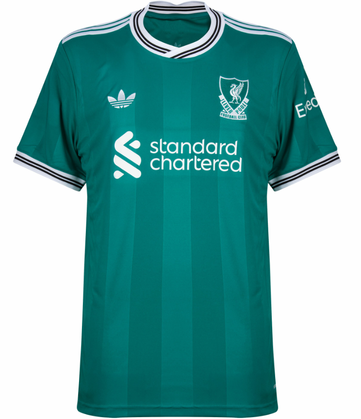 green adidas Liverpool FC 2025/2026 third shirt f