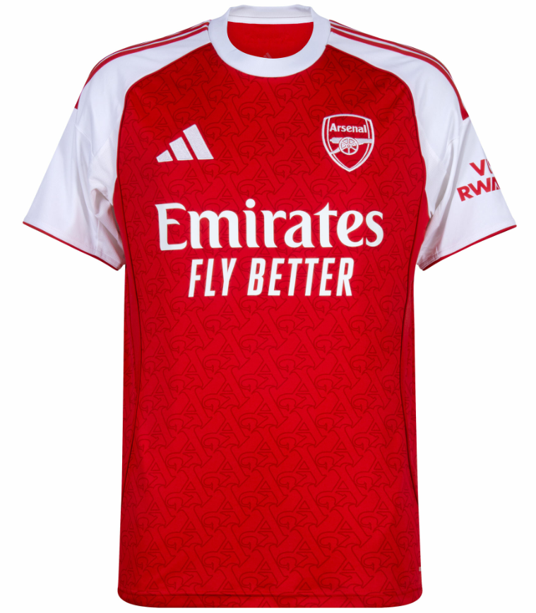 Arsenal 2025/26 home jersey by Adidas