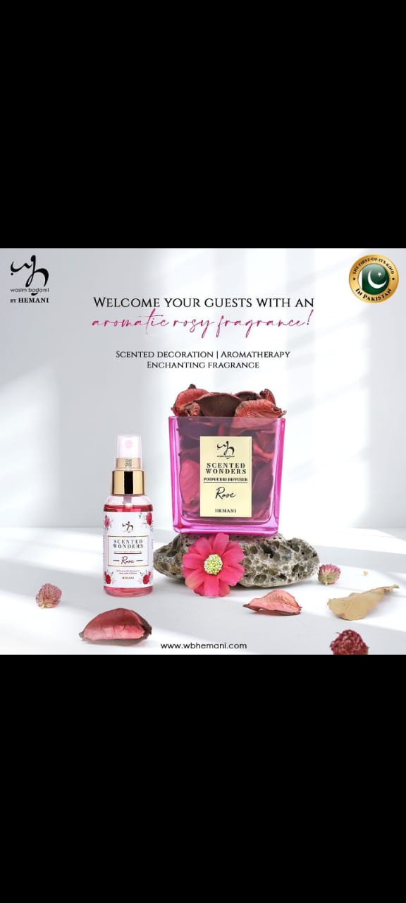 Hemani Scented Wonders Potpourri Diffuser in Rose