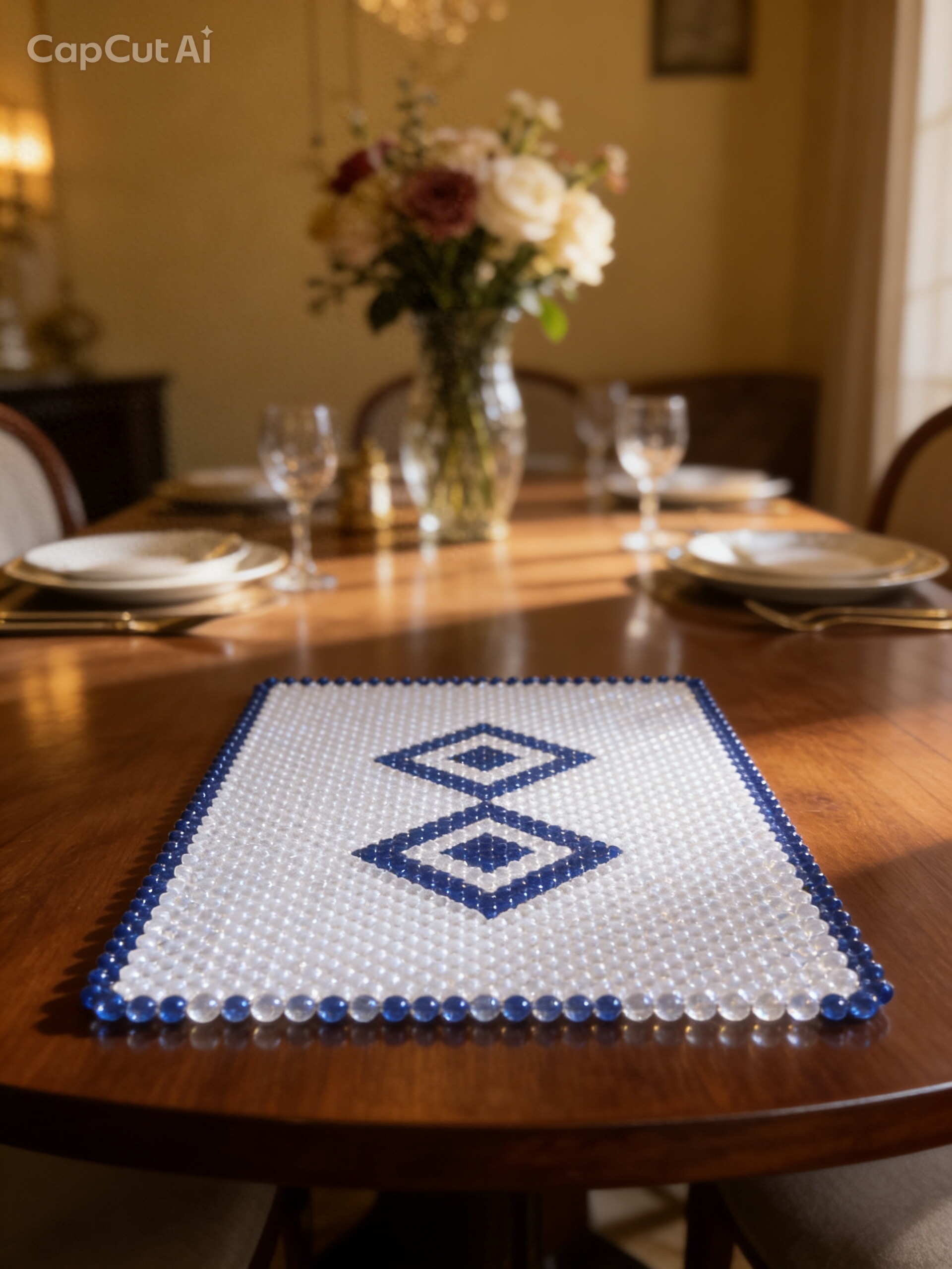 Beaded Table Runner 6pcs