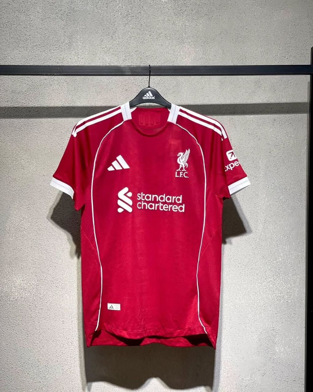 Liverpool F.C. home jersey for the 2025/26